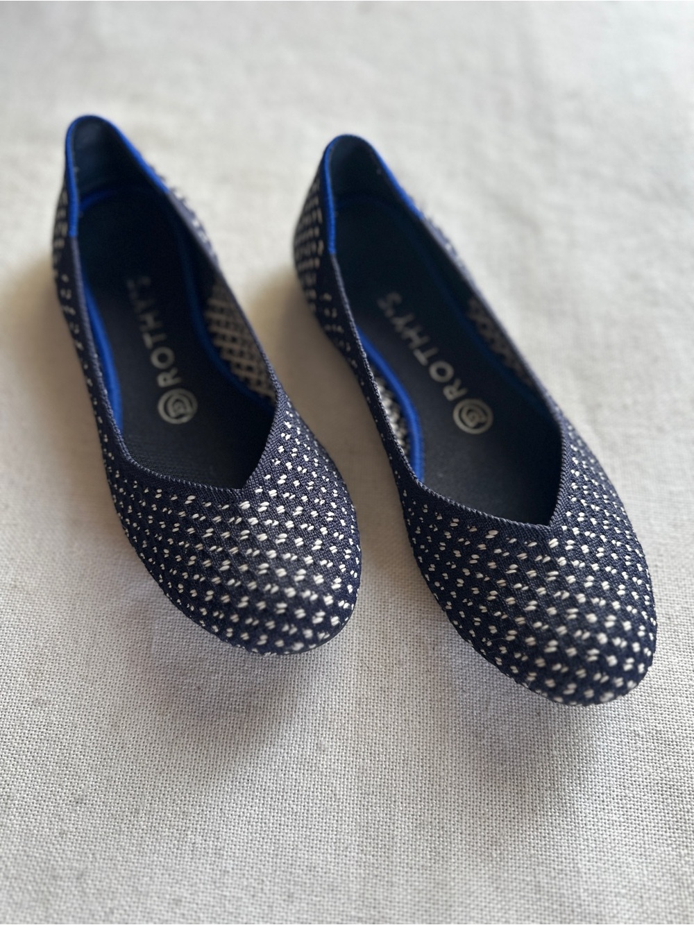 Rothy's The Flat Maritime Honeycomb Knit Ballet Flats | 7  NWOB